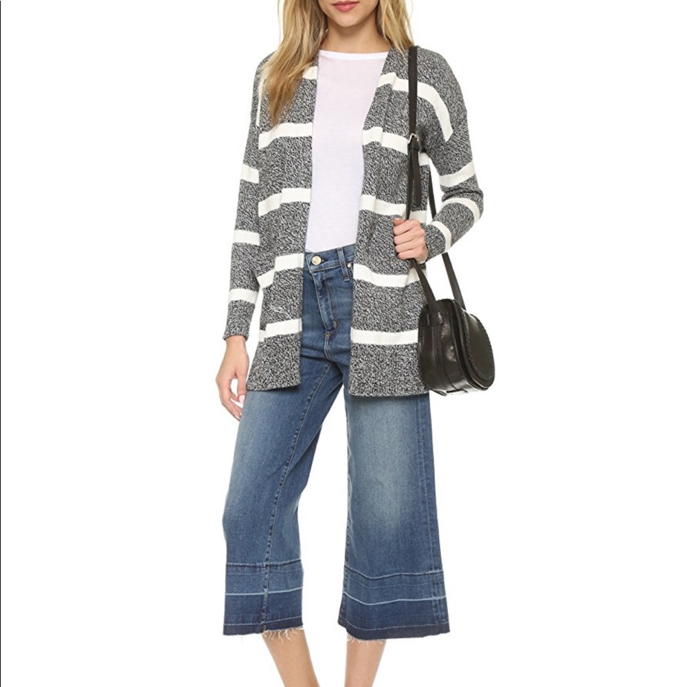 McGuire High-Waist Culotte Jeans